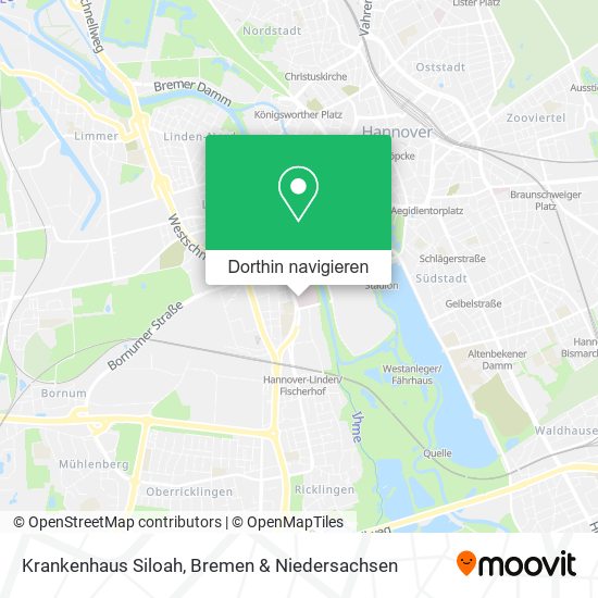 Krankenhaus Siloah Karte