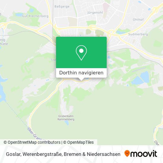 Goslar, Werenbergstraße Karte