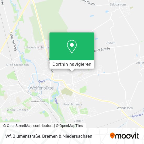 Wf, Blumenstraße Karte