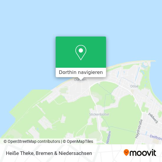 Heiße Theke Karte