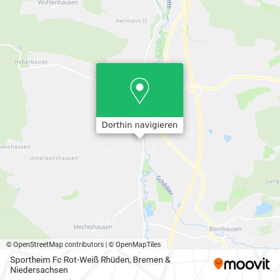 Sportheim Fc Rot-Weiß Rhüden Karte