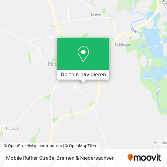 Mobile Ruther Straße Karte