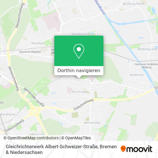 Gleichrichterwerk Albert-Schweizer-Straße Karte