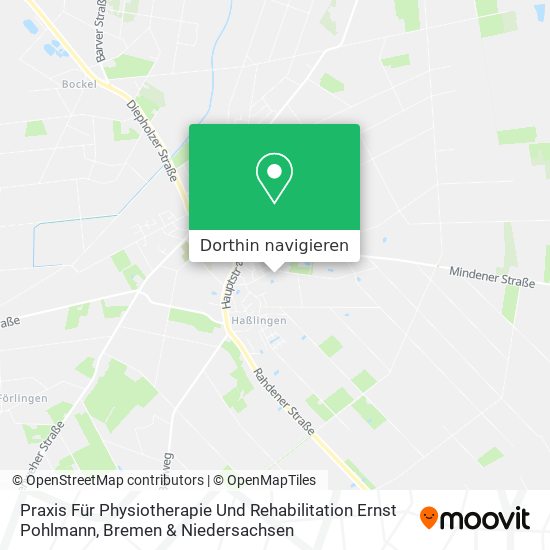 Praxis Für Physiotherapie Und Rehabilitation Ernst Pohlmann Karte