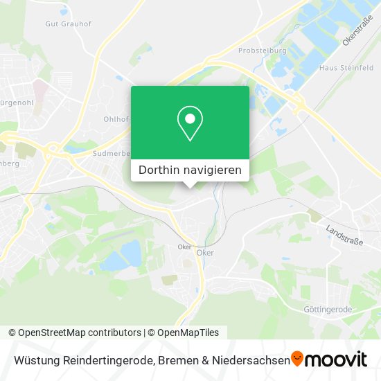 Wüstung Reindertingerode Karte