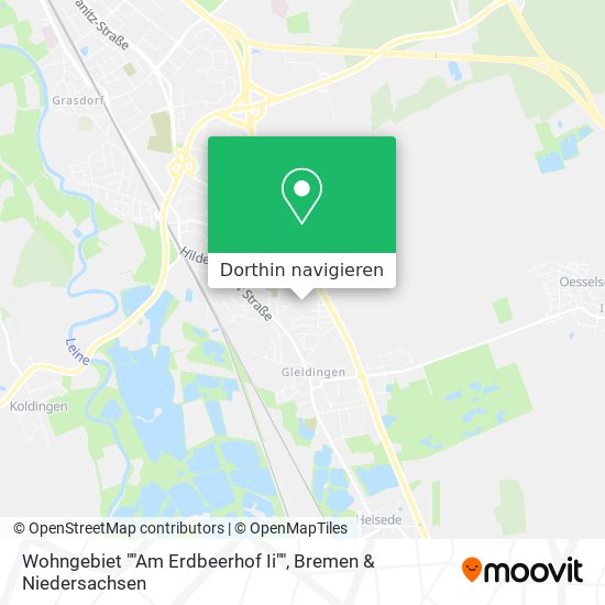 Wohngebiet ""Am Erdbeerhof Ii"" Karte