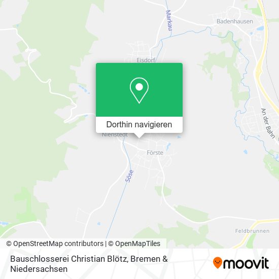 Bauschlosserei Christian Blötz Karte