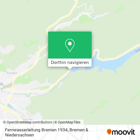 Fernwasserleitung Bremen 1934 Karte