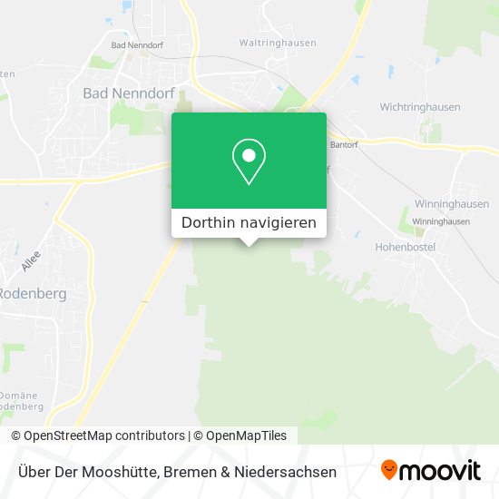 Über Der Mooshütte Karte