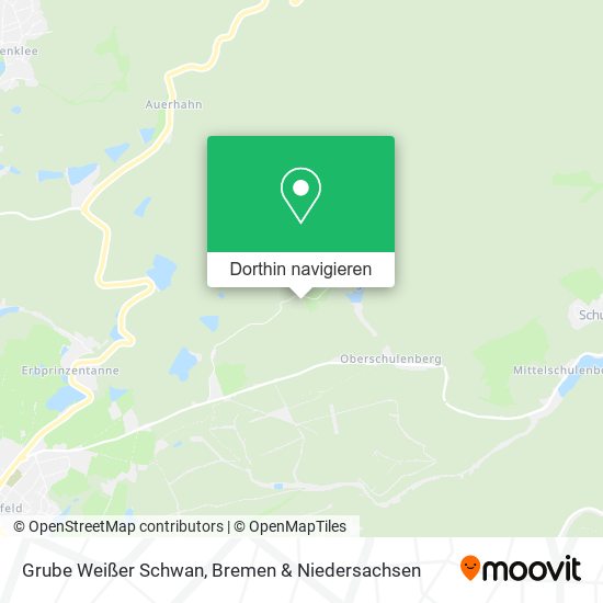Grube Weißer Schwan Karte