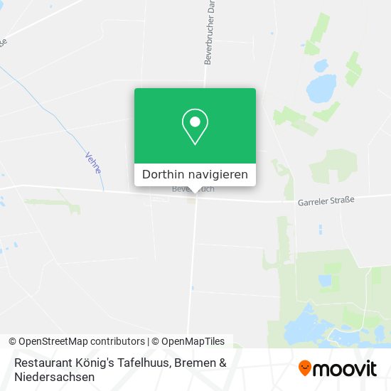 Restaurant König's Tafelhuus Karte
