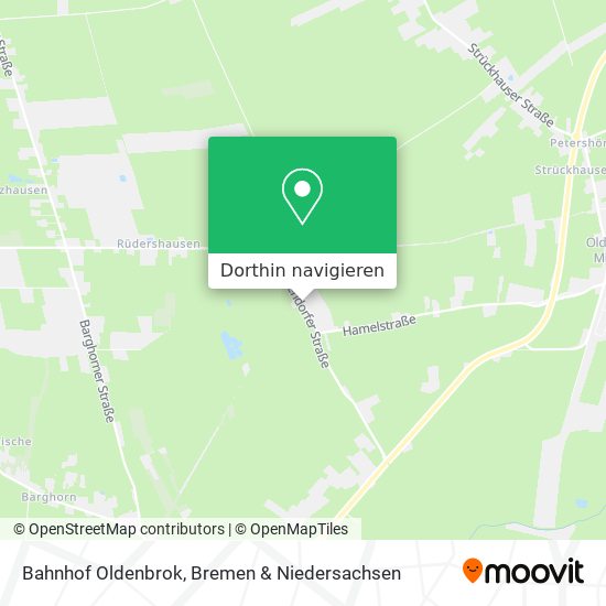 Bahnhof Oldenbrok Karte