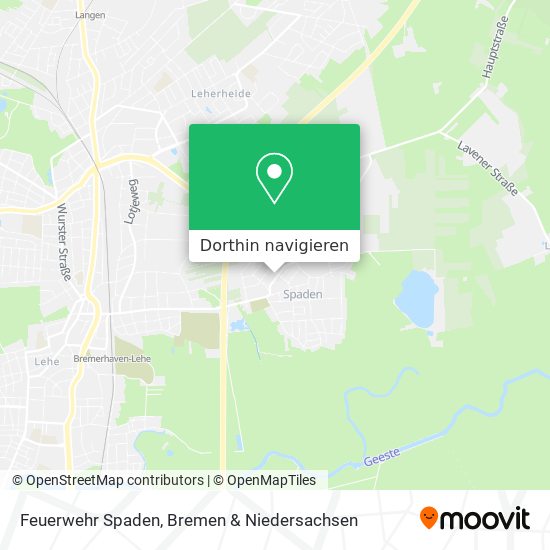 Feuerwehr Spaden Karte
