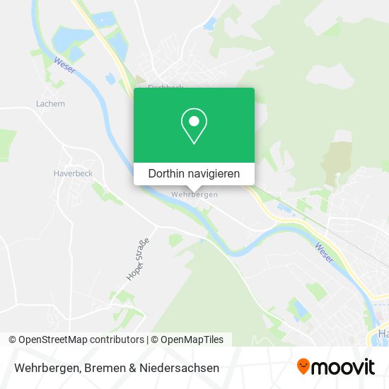 Wehrbergen Karte