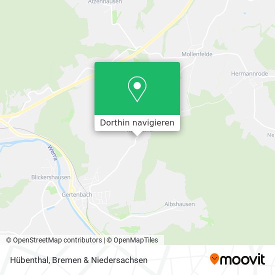 Hübenthal Karte