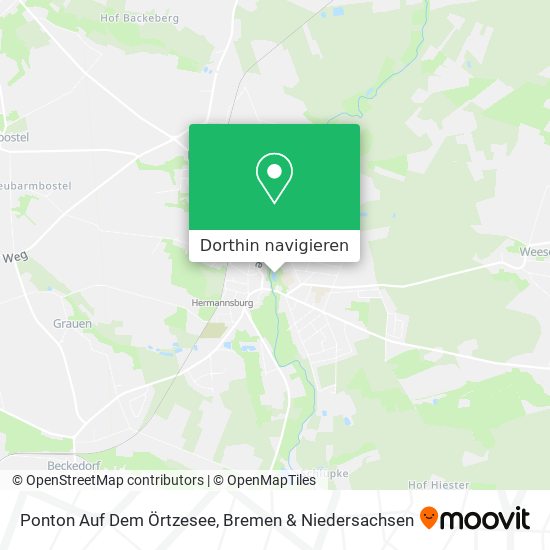 Ponton Auf Dem Örtzesee Karte