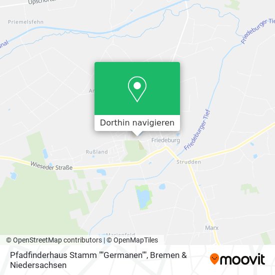 Pfadfinderhaus Stamm ""Germanen"" Karte