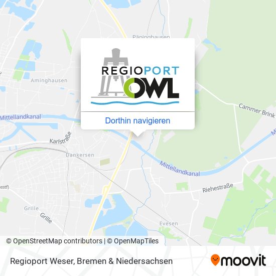 Regioport Weser Karte