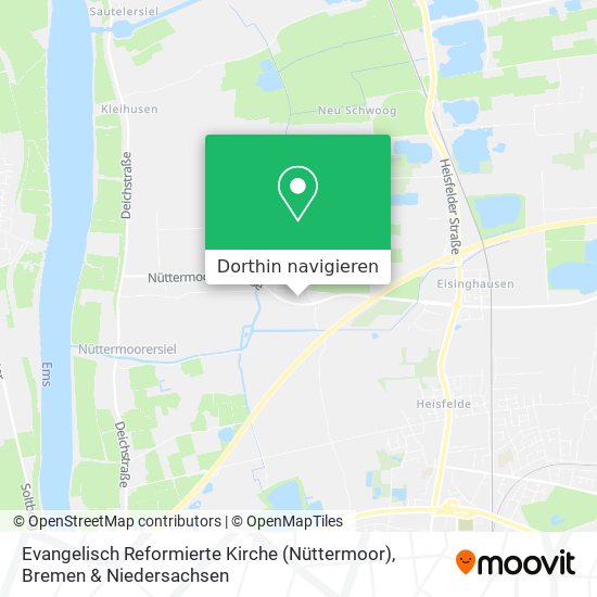 Evangelisch Reformierte Kirche (Nüttermoor) Karte