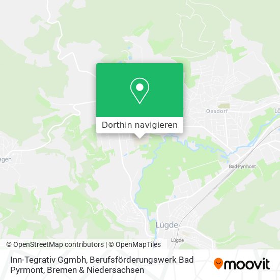Inn-Tegrativ Ggmbh, Berufsförderungswerk Bad Pyrmont Karte