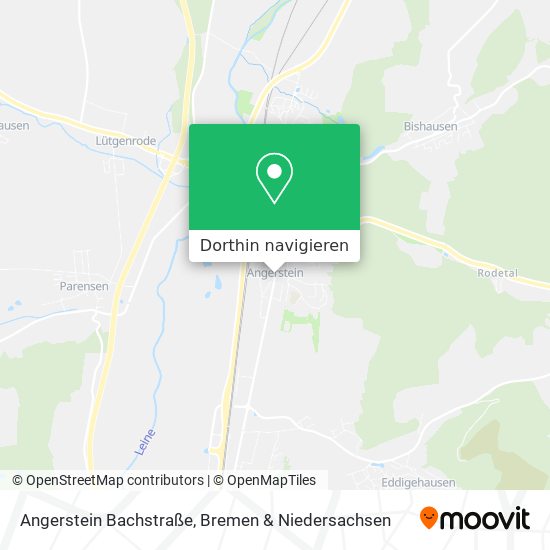 Angerstein Bachstraße Karte