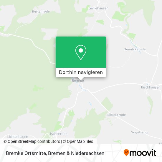 Bremke Ortsmitte Karte