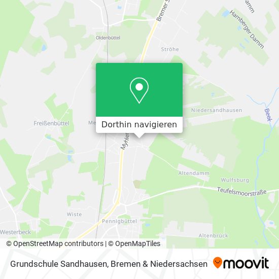 Grundschule Sandhausen Karte