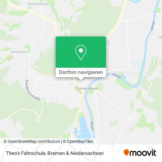 Theo's Fahrschule Karte