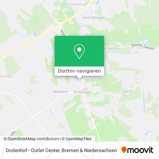 Dodenhof - Outlet Center Karte