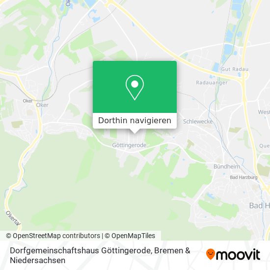 Dorfgemeinschaftshaus Göttingerode Karte