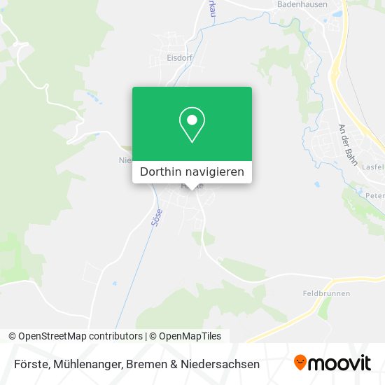 Förste, Mühlenanger Karte
