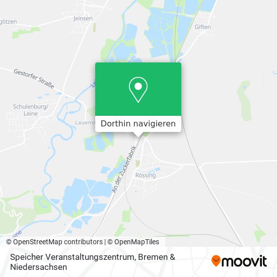 Speicher Veranstaltungszentrum Karte
