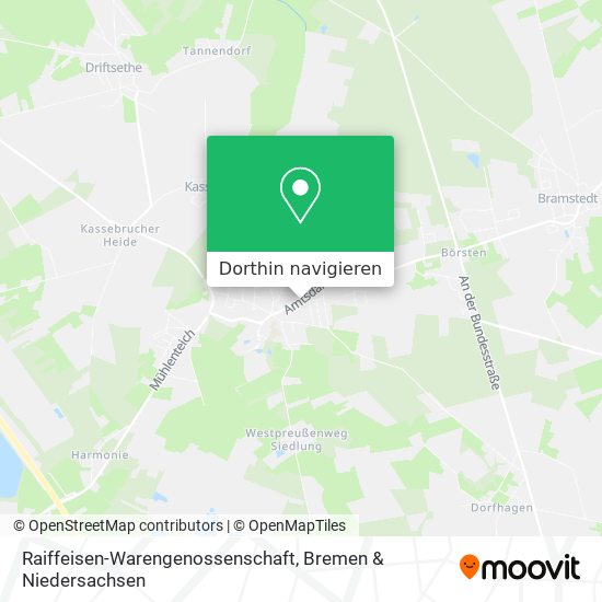 Raiffeisen-Warengenossenschaft Karte