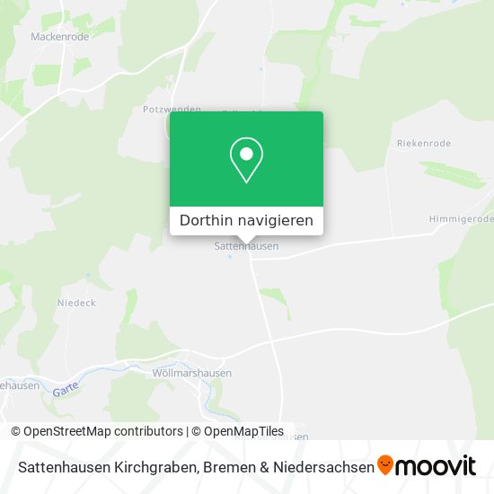 Sattenhausen Kirchgraben Karte