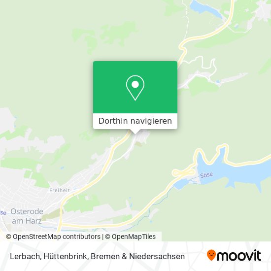 Lerbach, Hüttenbrink Karte