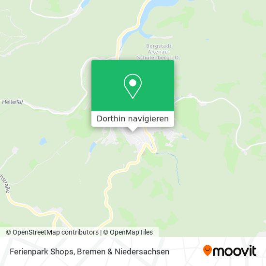 Ferienpark Shops Karte
