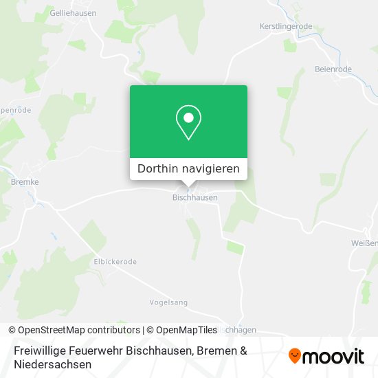 Freiwillige Feuerwehr Bischhausen Karte
