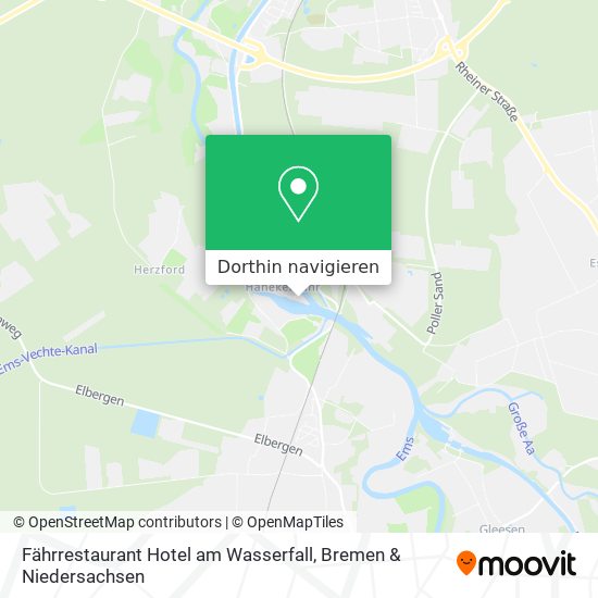 Fährrestaurant Hotel am Wasserfall Karte