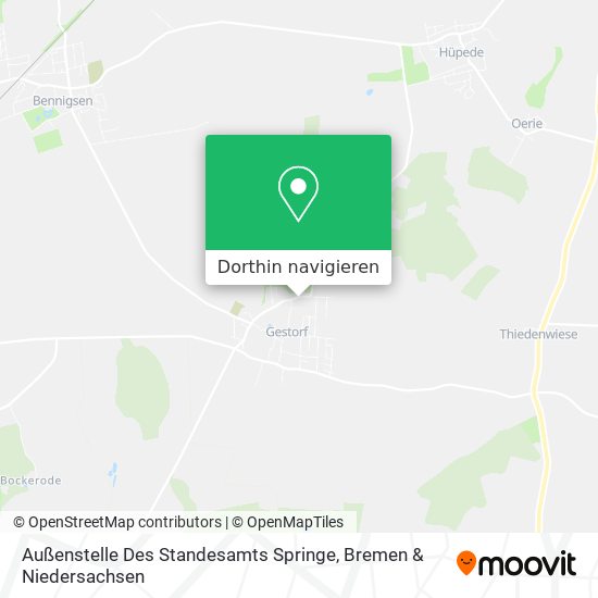 Außenstelle Des Standesamts Springe Karte