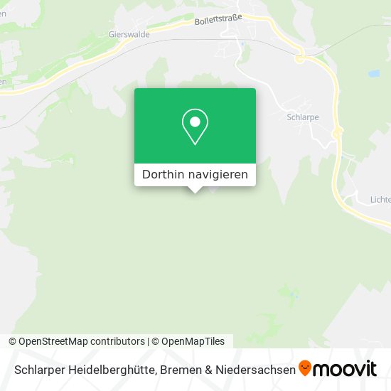 Schlarper Heidelberghütte Karte