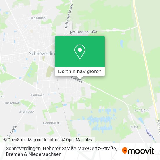 Schneverdingen, Heberer Straße Max-Oertz-Straße Karte