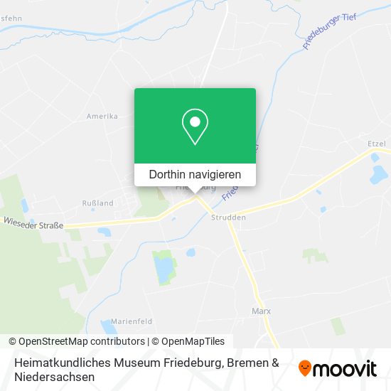 Heimatkundliches Museum Friedeburg Karte