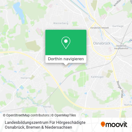 Landesbildungszentrum Für Hörgeschädigte Osnabrück Karte