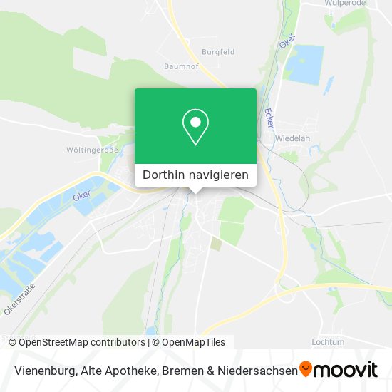 Vienenburg, Alte Apotheke Karte