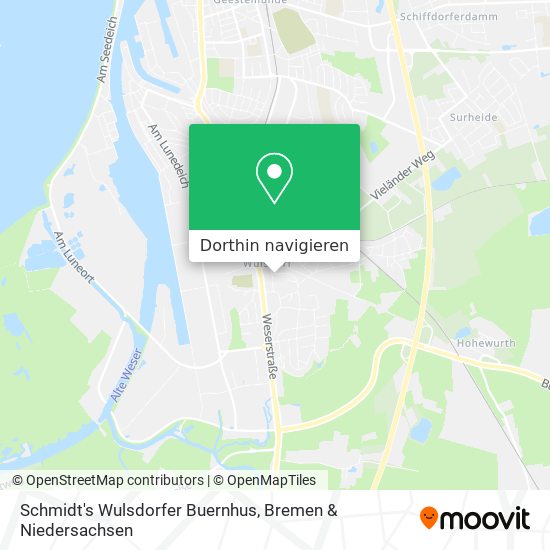 Schmidt's Wulsdorfer Buernhus Karte