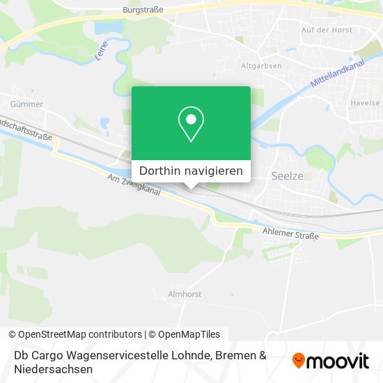 Db Cargo Wagenservicestelle Lohnde Karte