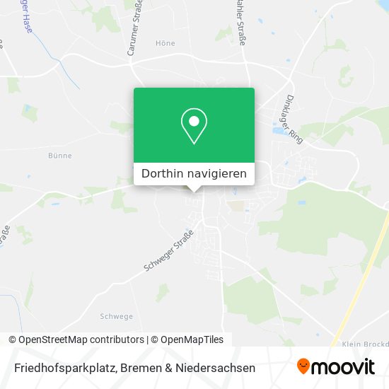 Friedhofsparkplatz Karte