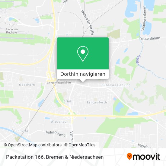 Packstation 166 Karte