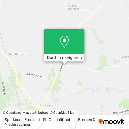 Sparkasse Emsland - Sb Geschäftsstelle Karte