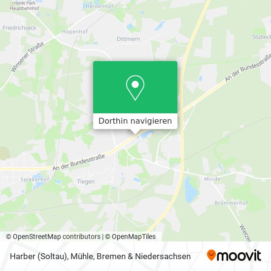 Harber (Soltau), Mühle Karte